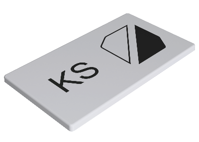 Маркировочная табличка KS (многострочная)