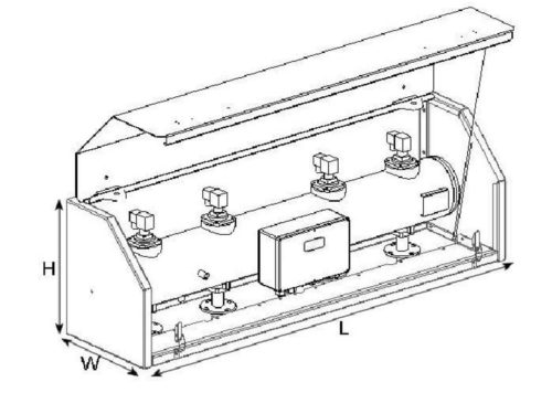 Insulation box for FM pressure tank Nederman