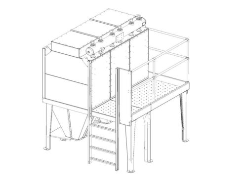 Platform for FM filter Nederman