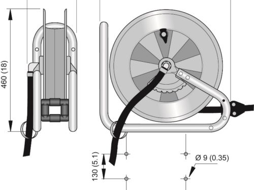 Hose Reel 893 Stainless