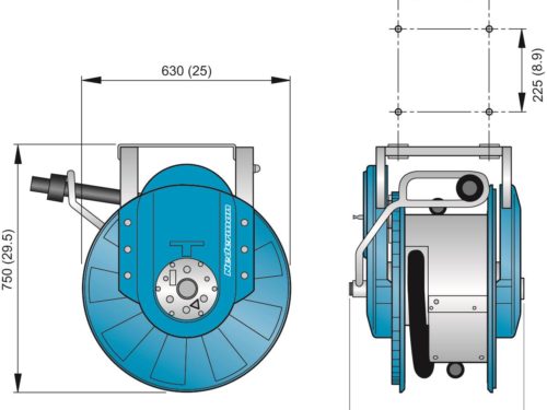 Vacuum Hose Reel 881 Ex