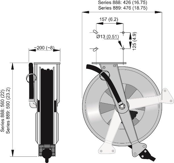 Hose Reel 889 Ex